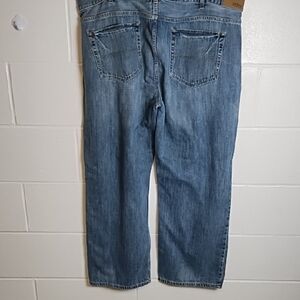 Urban Pipeline Blue Relaxed Jeans Medium Wash  40X30